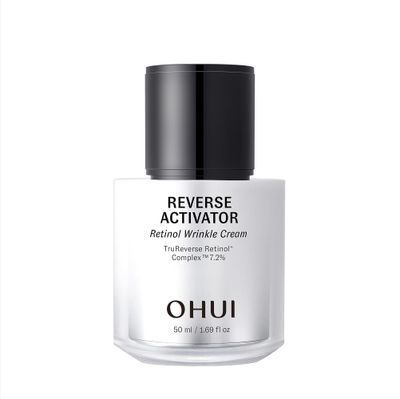 O HUI Reverse Activator Retinol Fine Wrinkle Cream Korean Skin Care Comfortable Retinol Cream for Face Minimal to no irritation Peptide Wrinkles Visibly Reduced by 42% in 8 Weeks