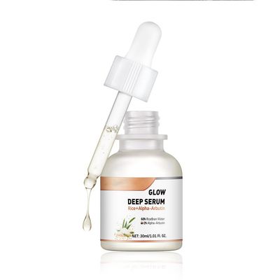 Glow Deep Serum, 68% Rice Bran Water, 2% Alpha-Arbutin, Hydrating Facial Soothing Serum, Deep Moisturizing, Fast absorption, Even Tone