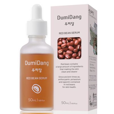 DumiDang Red Bean Serum - Korean Traditional Vegan Skincare Formula, Anti-Aging &amp; Nourishing skin with Fermented Red Bean Extract and Kelp Extracts, 50mL 1.69fl. oz