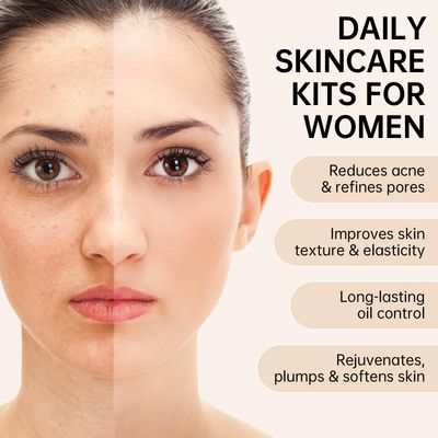 Collagen Skin Care Set, Anti Aging Skincare Set for Wrinkles &amp; Fine Lines, Shrink Pores, Hydrate &amp; Firm Skin, 7 Pcs Skincare Kits for Women with Cleanser, Toner, Serum, Cream, Eye Cream, 2 Pcs Masks.