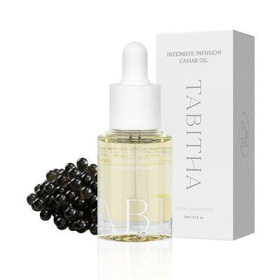 TABITHA Intensive Infusion Caviar Oil, Lightweight, Nourishing, Highly Concentrated Caviar-Infused Face Oil Packed with a Wide Variety of Essential Nutrients for Skin, Korean Skincare, 0.5 fl.oz