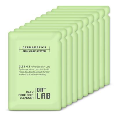 DRLAB Daily Pore Deep Cleanser 0.34 fl oz /10ml Rich and Cream Foam Cleansing Hydrating Face Wash Korean Skincare
