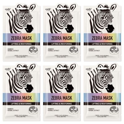 Character Masks (Zebra 6pk)
