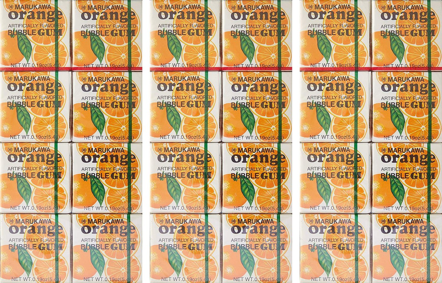 Marukawa Bubble Gum Orange 1.52oz (3 Pack)