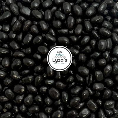 Just Born Black Licorice Flavored Black Jelly Beans Gift - 5 LB Bag By Lyza&#39;s Sweets &amp; Treats