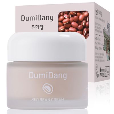 DumiDang Red Bean Cream - Korean Traditional Vegan Skincare Formula, Anti-Aging and Nourishing Skin with Fermented Red Bean Extract, Lactobacillus, Sprout 4 Complex, 50g 1.76oz