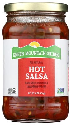 Green Mountain Gringo Hot Salsa, 16 Ounces