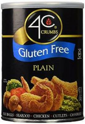 4C Premium Gluten Free Bread Crumbs, Plain 1 Pack, Regular &amp; Gluten Free, Flavorful Crispy Crunchy, Value Pack