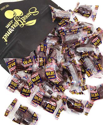 SweetGourmet Dads Sugar-Free Root Beer Barrels Bulk Hard Candy Zero-Sugar 1 Pound