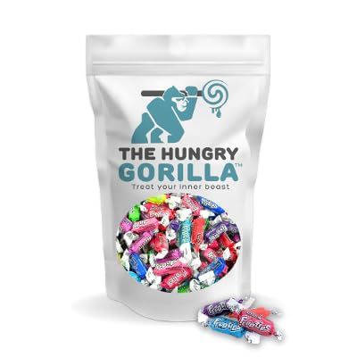 Tootsie Frooties Assorted Fruity Flavored Chewy Candy - 5lbs of 10 Flavors Individually Wrapped Bulk Candy Packaged in Resealable Stand-Up Bag.