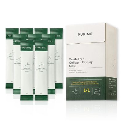 40 Packs Korean Collagen Face Mask Skin Care, Wash-Free Sleeping Facial Mask, Essential Lifting Firming Anti Aging Moisturizing Gel Cream, Portable Packaging for Women &amp; Men