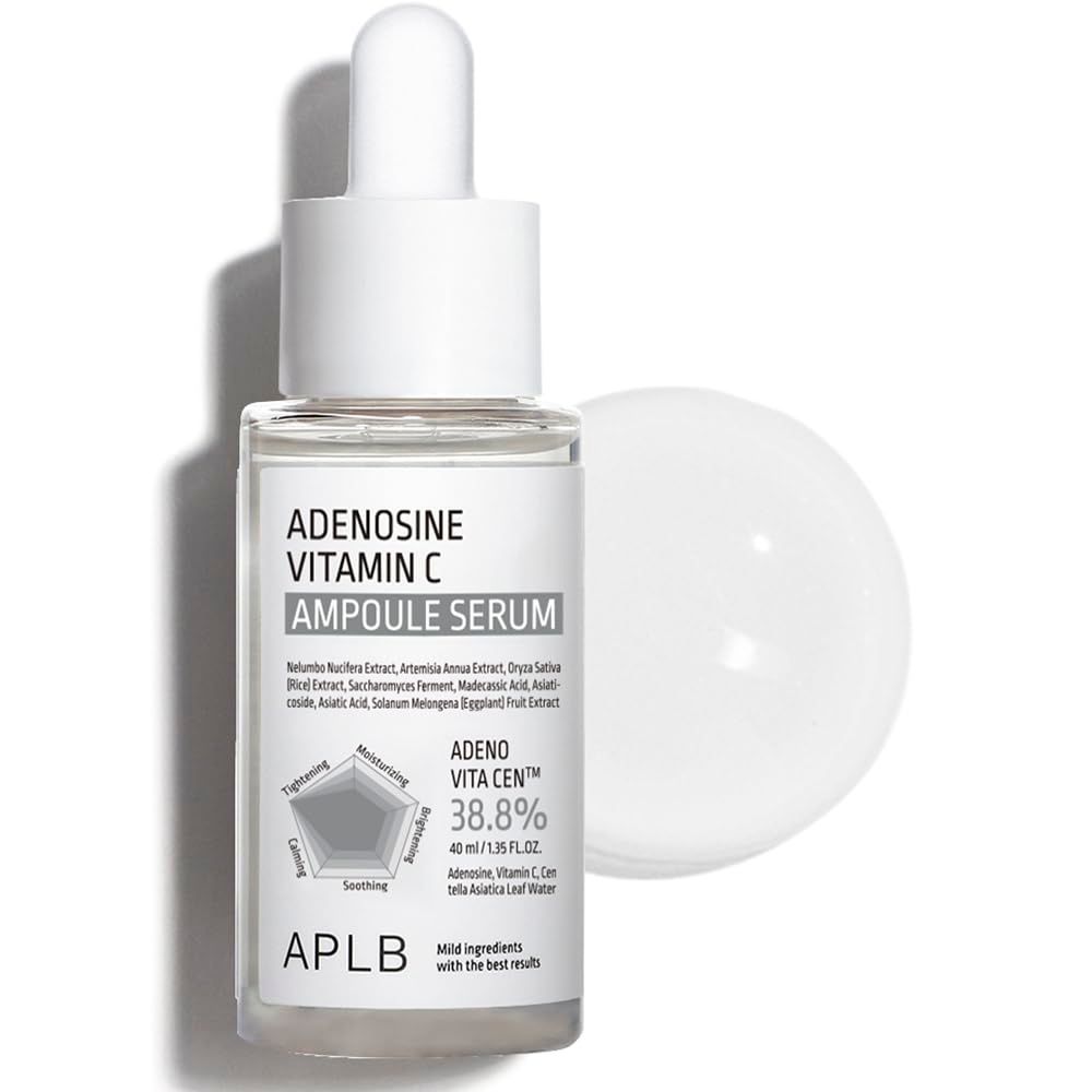 APLB Adenosine Vitamin C Ampoule Serum ADENO VITA CEN 38.8% 1.35 FL.OZ/Korean Skincare, Wrinkle care, Deep hydration, Sensitive skin, Revitalize for gentle and improve skin texture