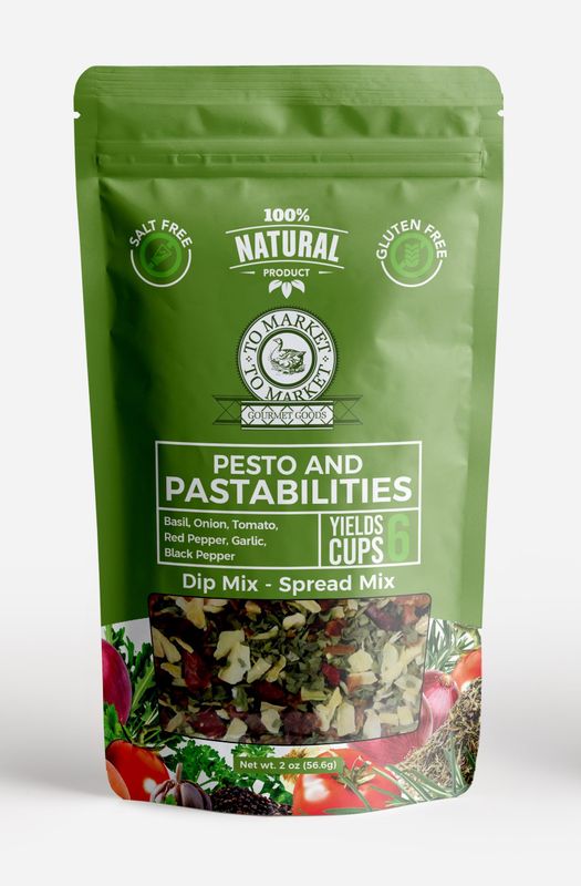 To Market - To Market Pesto and Pastabilities - A blend of Herbs and Basil Perfect for Pasta Sauce