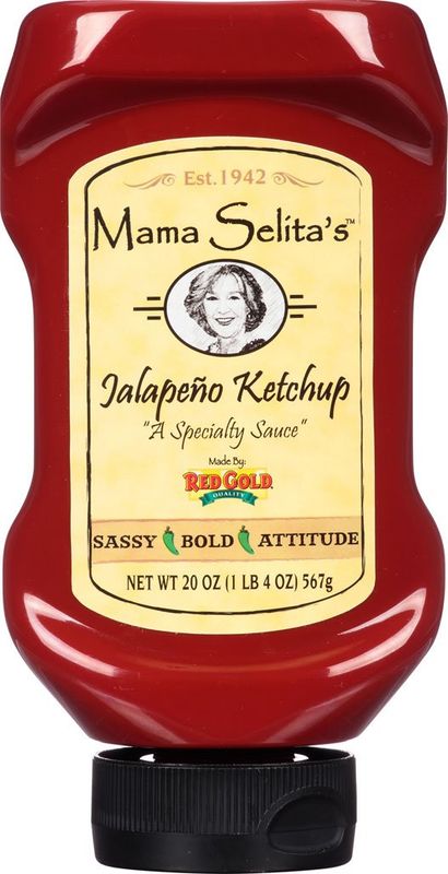 Mama Selita&#39;s Jalapeno Ketchup by Red Gold - 20 oz Squeeze Bottle