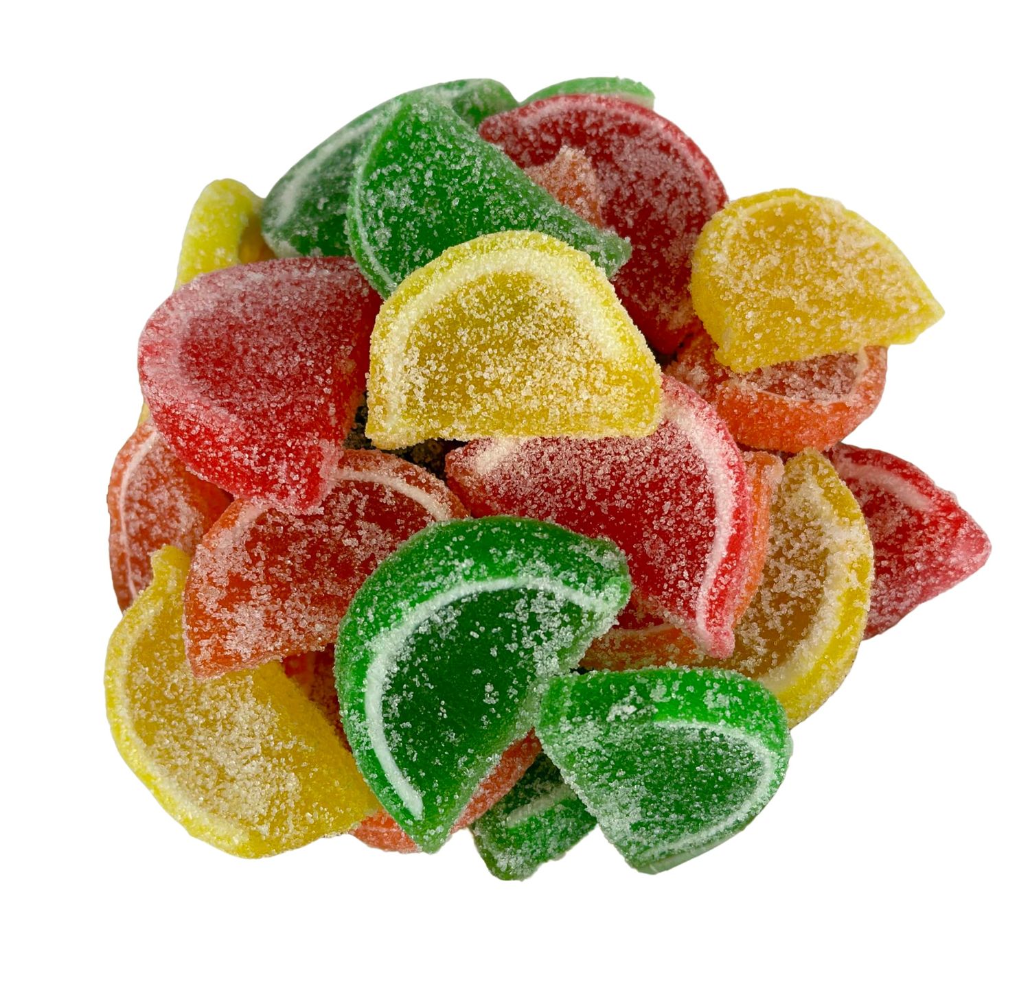 Cozy Confections Mini Assorted Fruit Slices Jelly Candy, 1 Pound