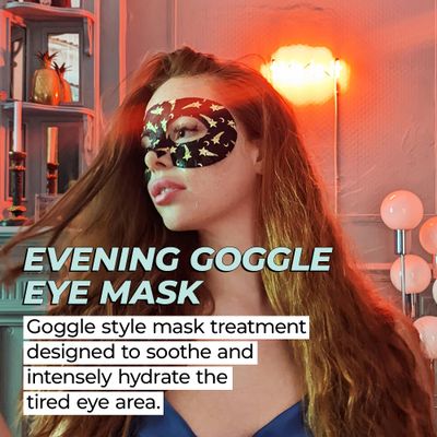 Vitamasques Under Eye Mask, 3-Pack Ultra-Revitalizing Goggle Mask, Korean Skin Care, Hydrates & Smooths Fine Lines & Tired Looking Under Eyes - Hyaluronic Acid & Centella