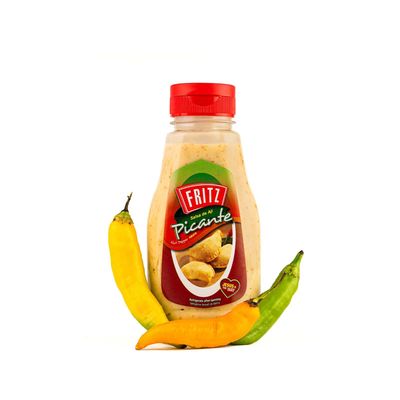 FRITZ Hot Sauce (250 g) - Especially Ideal for your meals, Hot Dogs, Burgers, Sandwiches - Enhances Flavors and Adds a Hot Kick