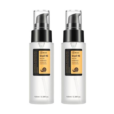 Snail Mucin Serum 96%, Snail Secretion Filtrate 96%, Snail Mucin 96%, Power Repairing Essence, Snail Mucin Essence Face Serum, Hydrating Serum for Face, Eye, and Neck (2PCS)