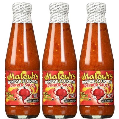Matouk&#39;s Trinidad Scorpion Pepper Sauce (Pack of 3)