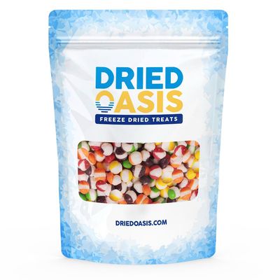 Dried Oasis Freeze Dried Candy Skittles, 10 ounce Freeze Dried Candy Variety Pack, Perfect Freeze Dry Candy For Snacking And Sharing Ideal Freeze Dried Skittles For Parties and Gifting