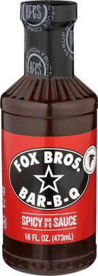 FOX BROS Spicy Bbq Sauce, 16 FZ
