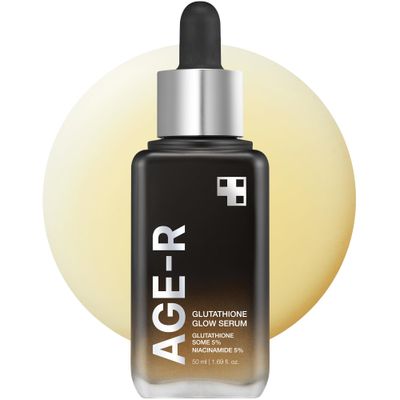 Medicube AGE-R Glutathione Glow Serum - Antioxidant &amp; Elasticity Care Serum for 24Hr Pure Radiance, Korean Glass Glow Skin, Daily Use for Youthful Skin, Korean Skincare