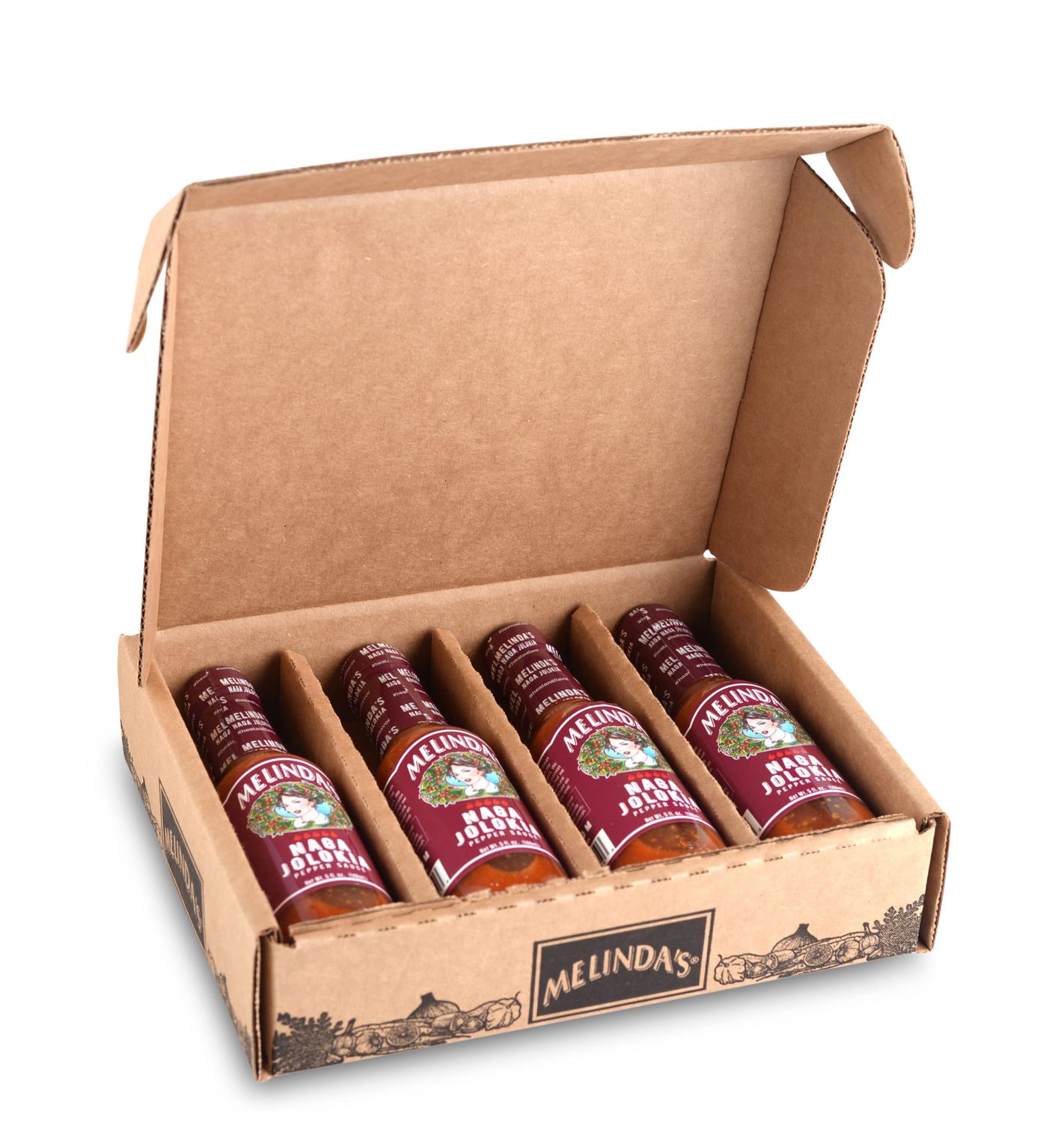 Melinda&#39;s - Naga Jolokia Pepper Hot Sauce - 5oz, 4 Pack