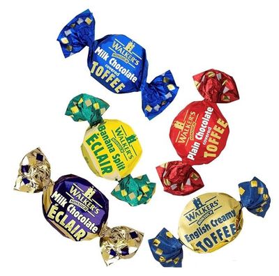Walkers' Nonsuch Assorted Toffees & Chocolate clairs Contains English Creamy, Milk & Dark Chocolate Covered, Banana Split & Milk Toffees Traditional British Candy 5.29 Oz (Pack of 2)