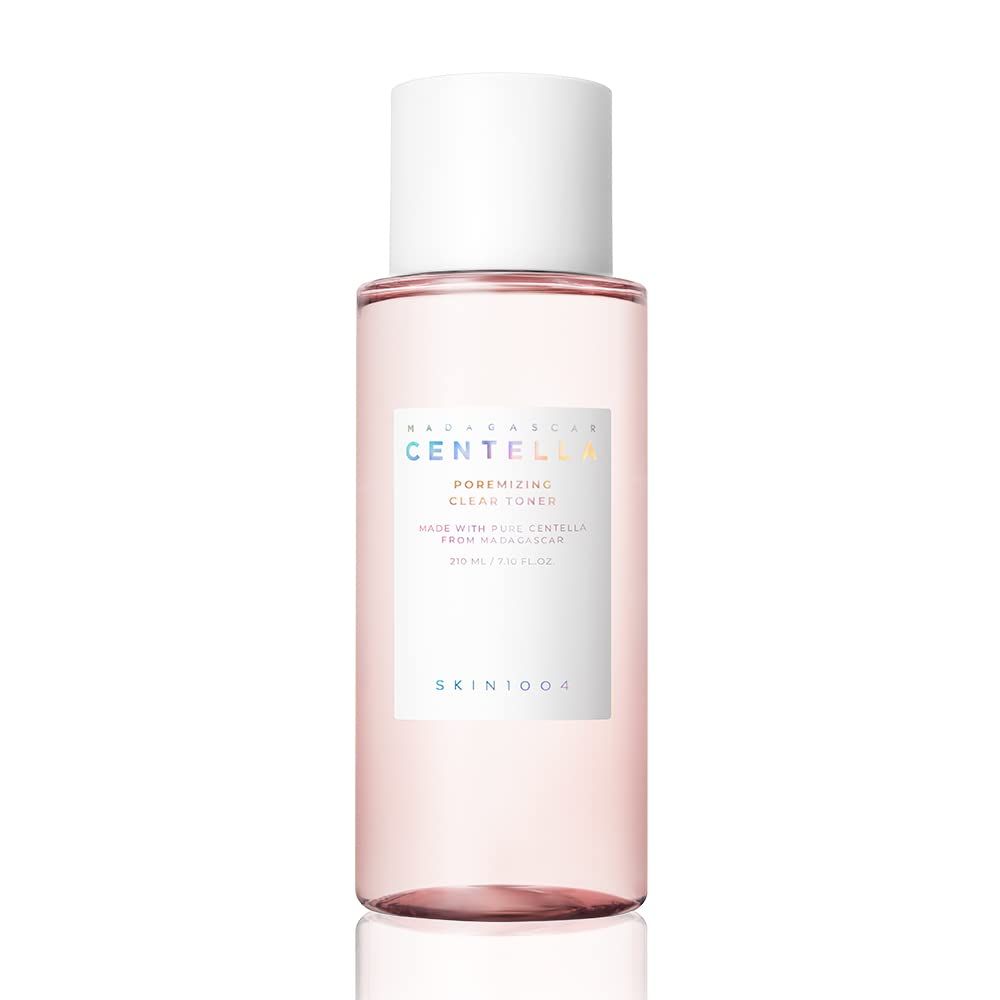 SKIN1004 Madagascar Centella Poremizing Clear Toner 7.1 fl.oz, 210ml for Keratin Plug and Sensitive Skin