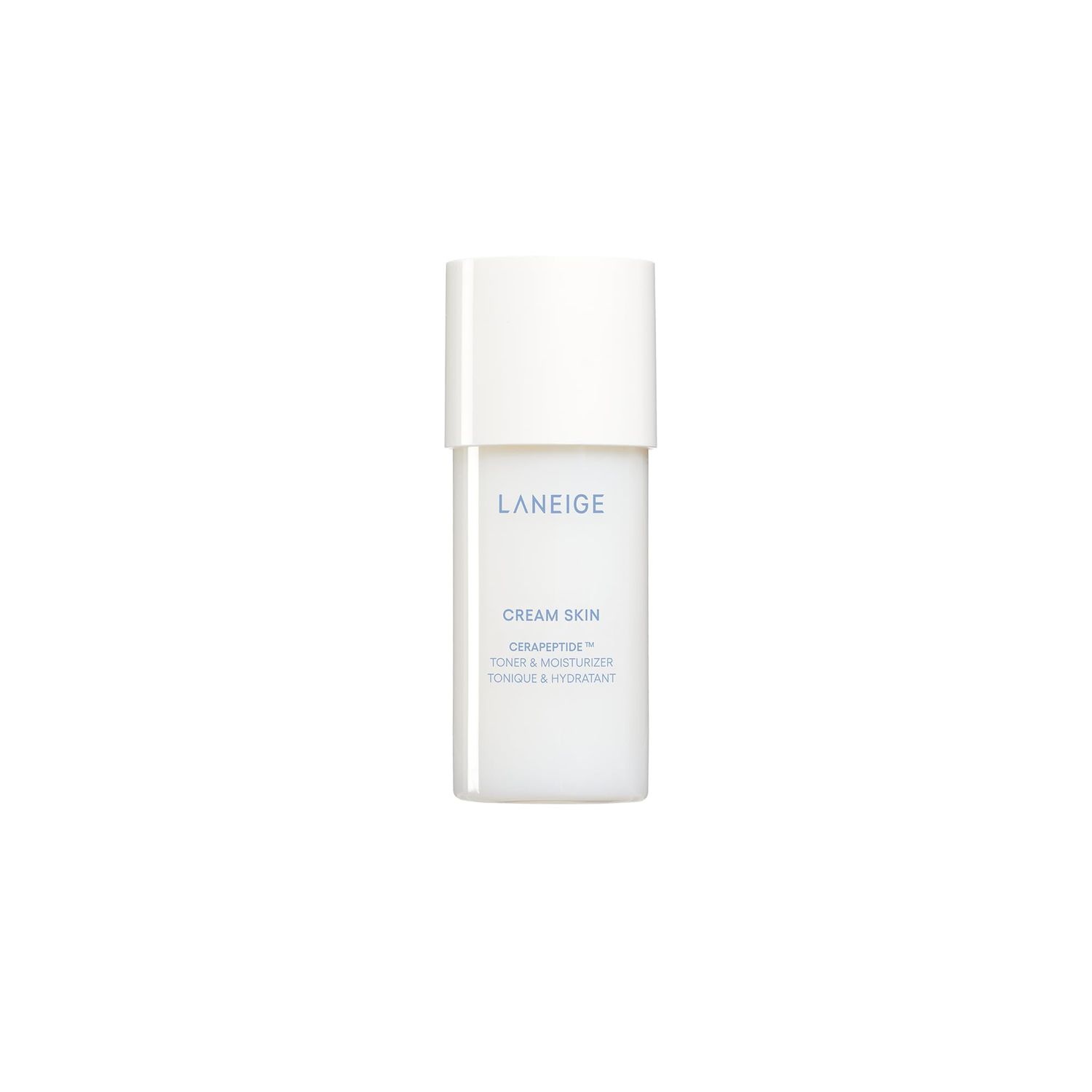 LANEIGE Cream Skin Refillable Toner &amp; Moisturizer Mini with Ceramides and Peptides: Korean Milky Toner, Amino Acid, Nourish, Hydrate, Barrier-Boosting, Visibly Firm 50 ml