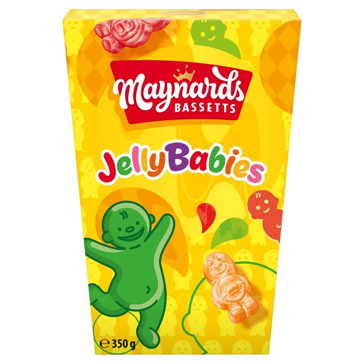 Maynards Bassetts Jelly Babies Sweets Carton 350g (Pack of 2)