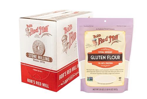 Bob&#39;s Red Mill Vital Wheat Gluten Flour, 20oz (Pack of 1) - Vegan, Keto Friendly, Kosher
