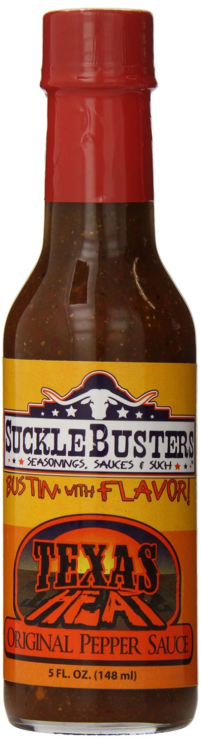 Suckle Busters Texas Heat Premium Pepper Sauce, Original, 5 Ounce