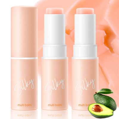 Erinde 2PCS Wrinkle Repair Moisturizing Multi Balm Stick, Anti-Wrinkle &amp; Hydrate Face Balm Eye Balm, Face Moisturizer Primer Body Hydrating Stick Skin Collagen Moisturizer for Dry Skin, 14g/0.492 oz