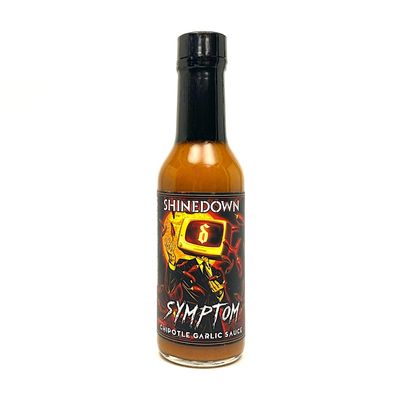 Torchbearer Sauces Chipotle Garlic Sauce aka &quot;Symptom&quot; a Shinedown Sauce, 5 Fl Oz Heat Level 3, Medium Spicy - All Natural Hot Sauce, Vegan, Extract-Free, Made in USA