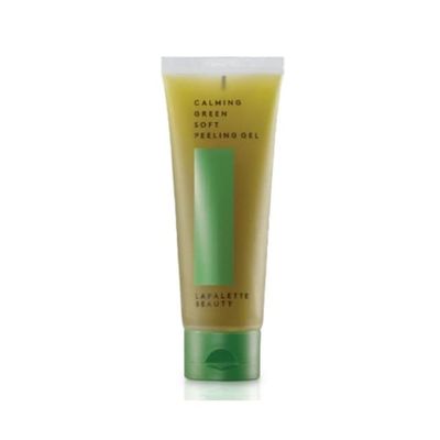 lapalette beauty Calming Green Soft Peeling Gel. Mild, Waterful Cleanser, 100ml / 3.38 fl. oz. / Hydration, Exfoliating, Deep Cleansing, Glowing, Cruelty-Free, Paraben-Free, Korean Skin Care