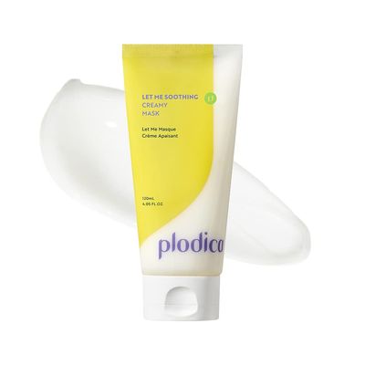 plodica Let Me Soothing Creamy Mask Hydrating Face Moisturizer, Deep Botanical Hydration Nourishing, Calming, Skin Barrier Balancing Vegan, Cruelty-Free, Korean Skin Care, 4.05 Fl. Oz.