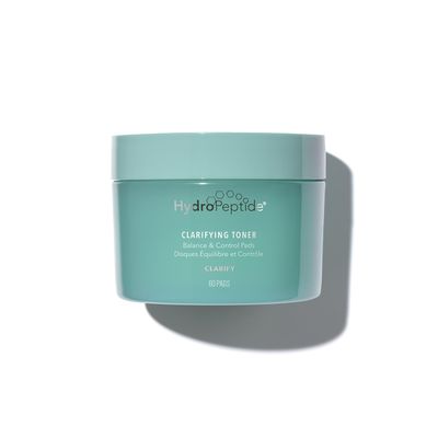 HydroPeptide Clarifying Toner Pads with Peptides for Balance &amp; Control, (60 Pads)