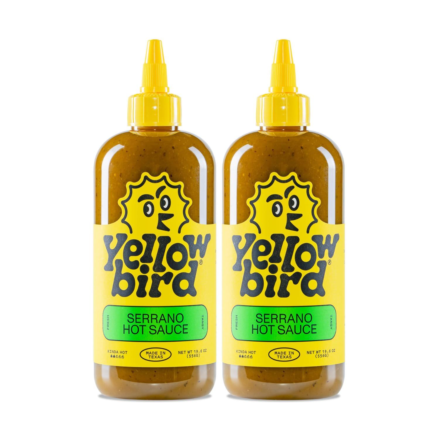Yellowbird Serrano Hot Sauce (19.6 Oz, 2-Pack)