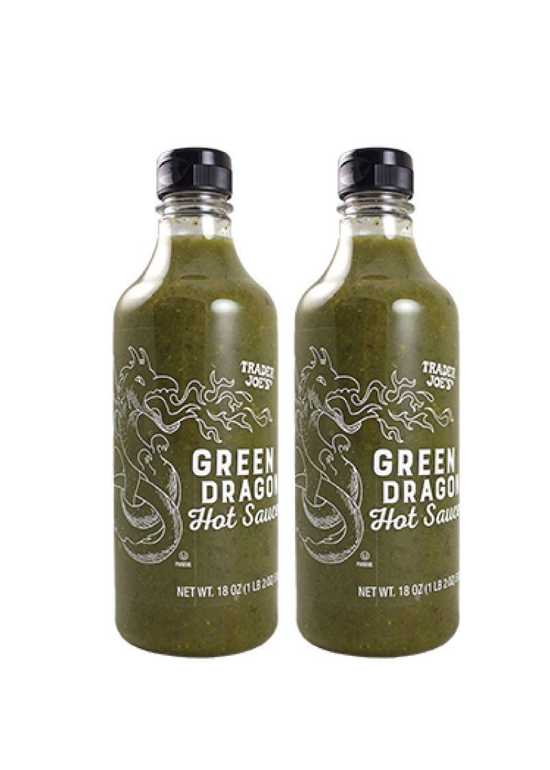 Trader Joes Green Dragon Hot Sauce - 2 pk, 18 oz each