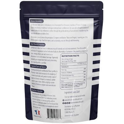 Le Marinier French Sea Salt Fine Ground, 8.81oz - 0.6lb. Mineral Rich 100% Natural and Unrefined Sea Salt Organic Mineral Fine Ground. Hand Harvested Mineral Salt (0.6lb Fine Ground)