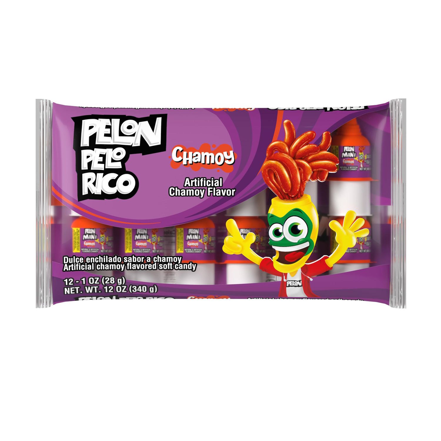 Pelon Pelo Rico Chamoy Candy, 1 oz, 12 Count (Pack of 1)