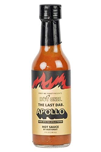 Hot Ones The Last Dab Apollo Hot Sauce Made With Natural Ingredients &amp; Extra Hot Flavors, The Only Hot Sauce In The World Made With The Apollo Pepper, 5 fl oz Bottle (1-Pack)