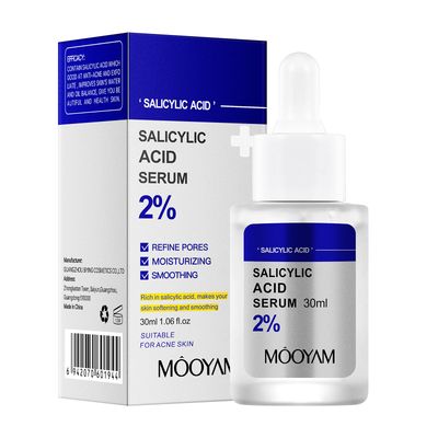 2% Salicylic Acid Serum for Face Acne Treatment, Acne Serums for Oily Skin, Moisturizer Face Serum for Acne Spot, Blackhead &amp; Whitehead Remover,Pore Reducer, Acne Skincare for Women, Men, Adult, Teens