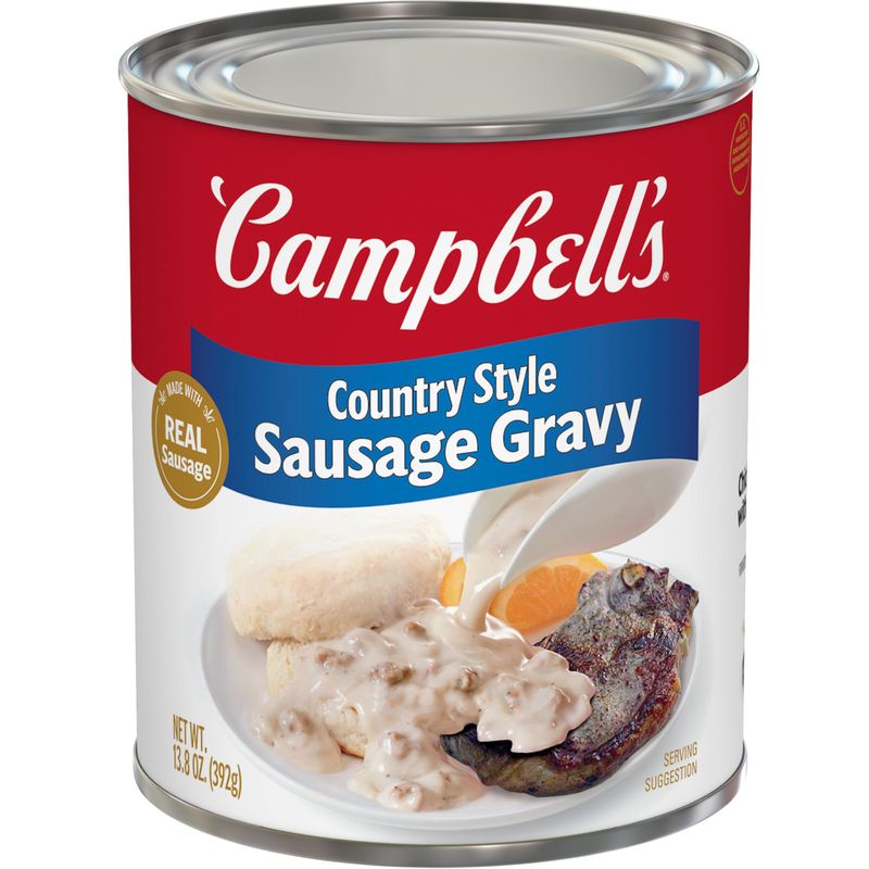 Campbells Country Style Sausage Gravy, 13.8 oz Can