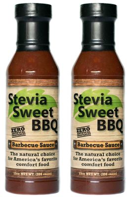 Stevia Sweet BBQ Sauce Low Sugar (1g), Low Carb, Low Sodium, Gluten &amp; Fat Free Paleo &amp; Keto Diet Friendly Barbecue Sauce Zero Artificial Sweeteners (2 x 15 oz)