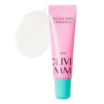 OLIVIAUMMA Mint Glass Skin Tanghulu Liptox - Korean Plumping Lip Balm with Peppermint, Shea Butter &amp; Macadamia Seed Oil to Shine and Restore Dry Lips - Non-Sticky Korean Lip Plumper - 10 ml