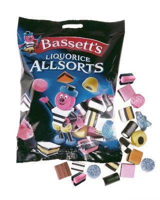 Basset&#39;s Liquorice Allsorts, 1er Pack (1 x 1 kg)