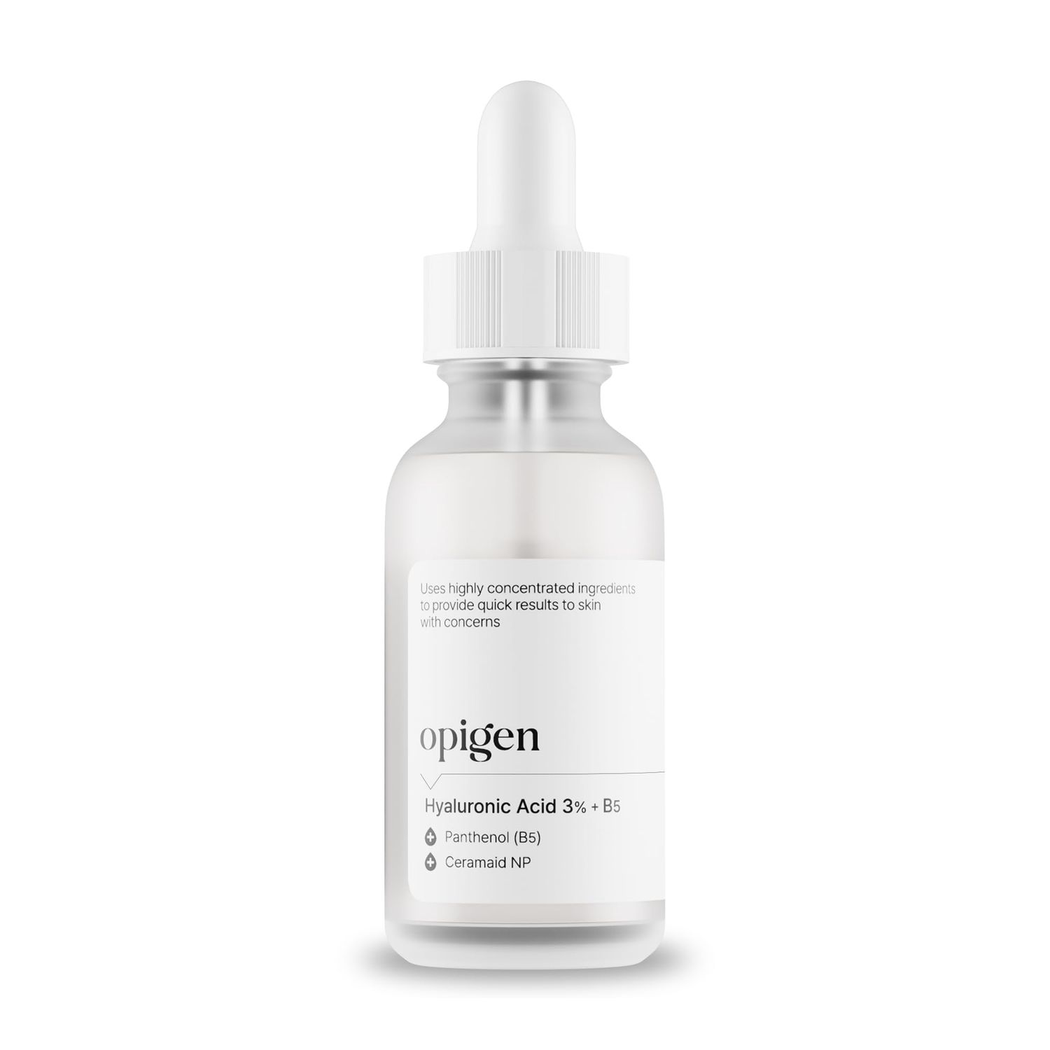 Opigen Hyaluronic Acid 3% B5 Serum for Face with Panthenol, Ceramide, Intense Hydration, facial moisturizer, Visibly Plumped Skin 1oz Korean Skin Care
