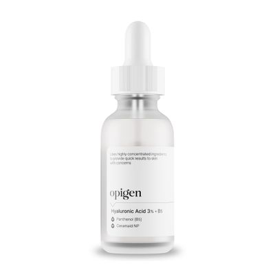 Opigen Hyaluronic Acid 3% B5 Serum for Face with Panthenol, Ceramide, Intense Hydration, facial moisturizer, Visibly Plumped Skin 1oz Korean Skin Care